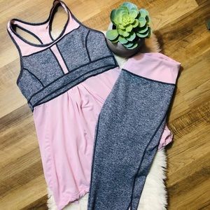 Zella active wear 2 piece top and bottom
